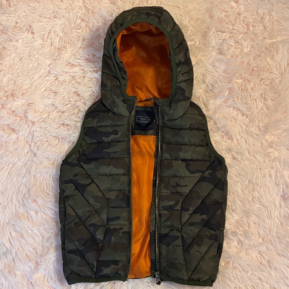 Next.82 Green Camo Puffer Vest